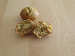 Muffins à la banane et aux raisins blonds