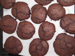 Cookies au chocolat, sortie du four