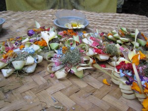 Offrandes à Bali