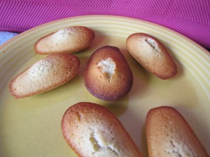 Madeleines au citron