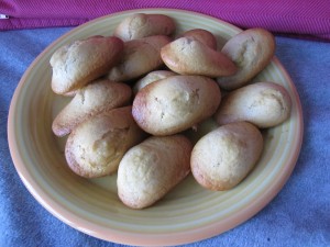 Madeleines miel et fleur d'oranger