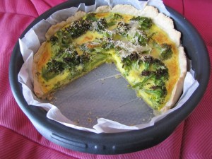 Tarte au brocoli et parmesan