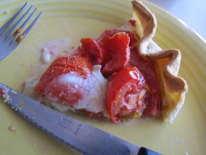 tarte aux tomates