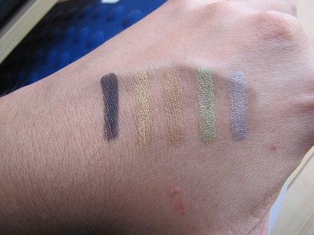 swatches fards shiseido mbdf