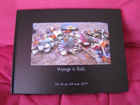 Album photo de Bali, couverture