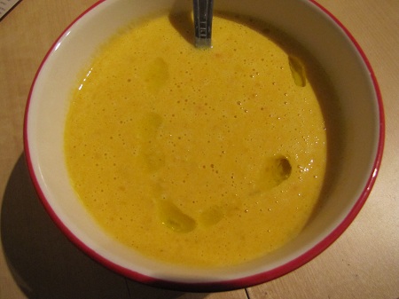 velouté potimarron betterave