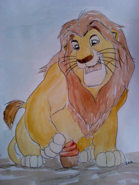 dessin-lion