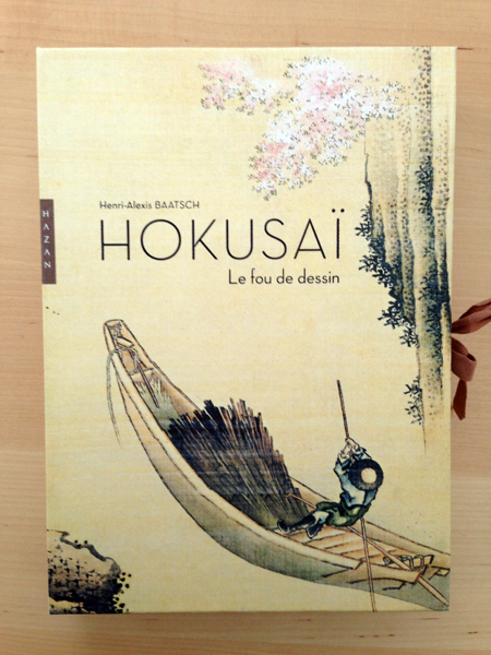 Hokusaï fou de dessin livre couverture devant