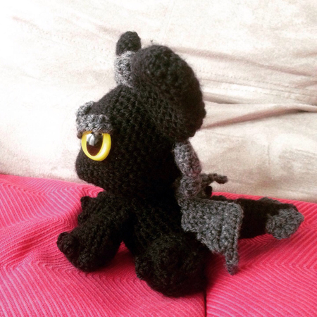 amigurumi dragon au crochet