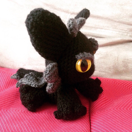 amigurumi dragon au crochet