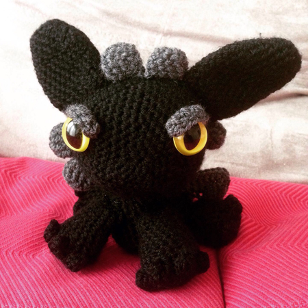 amigurumi dragon au crochet