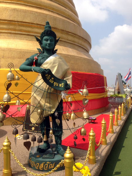 Wat saket Temple de la montagne dorée Bangkok
